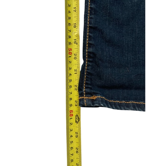 BKE Payton lowrise cropped capris dark wash denim jeans size 25 - Picture 7 of 7